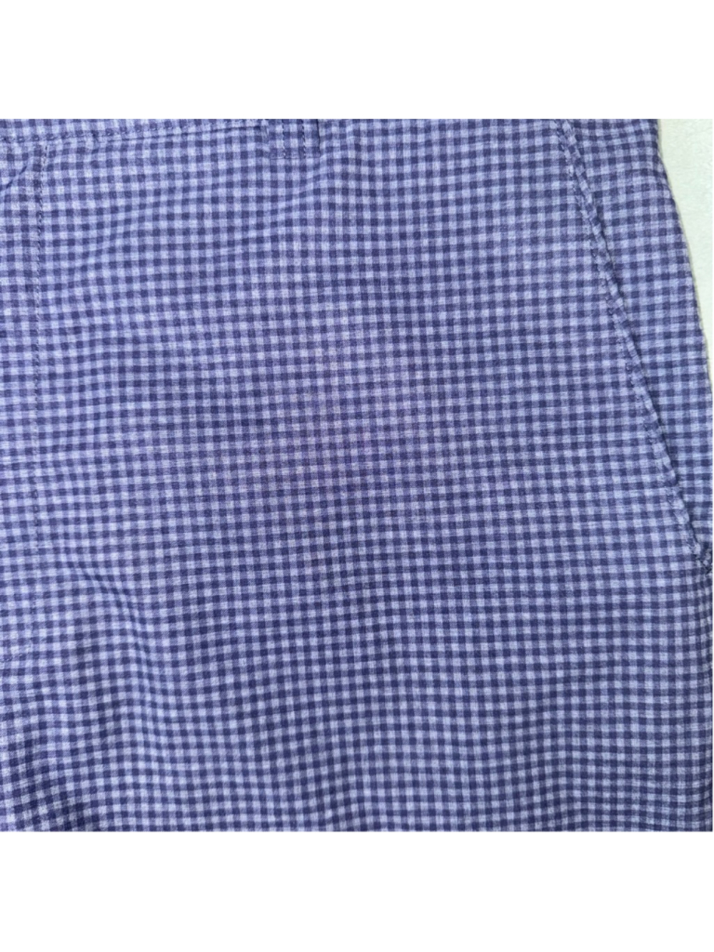 Peter Millar Crown Sports Performance Shorts Waist 36 Blue Navy Gingham - Picture 4 of 12